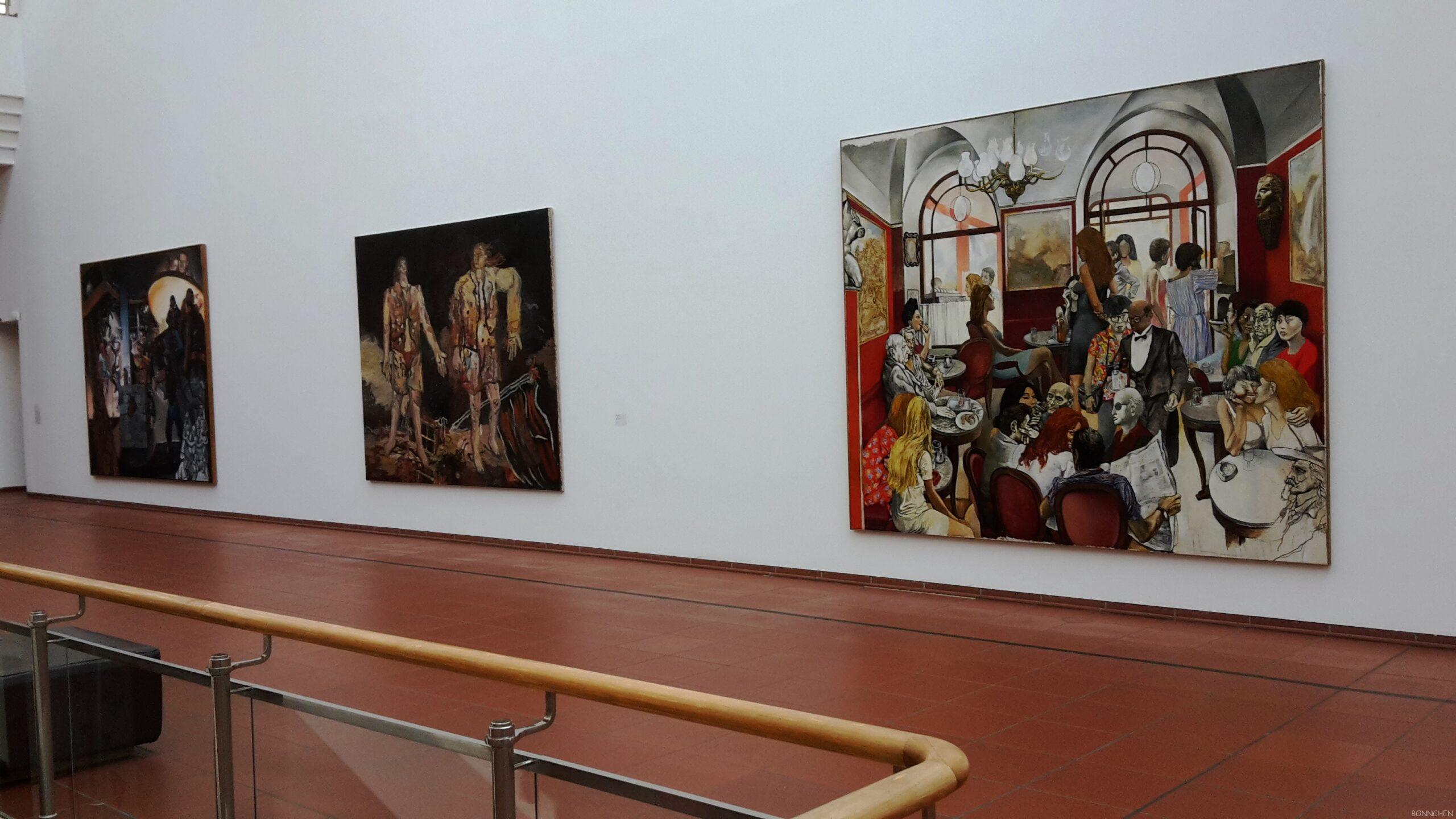 Galerie mit tollen Gemälden im Museum Ludwig