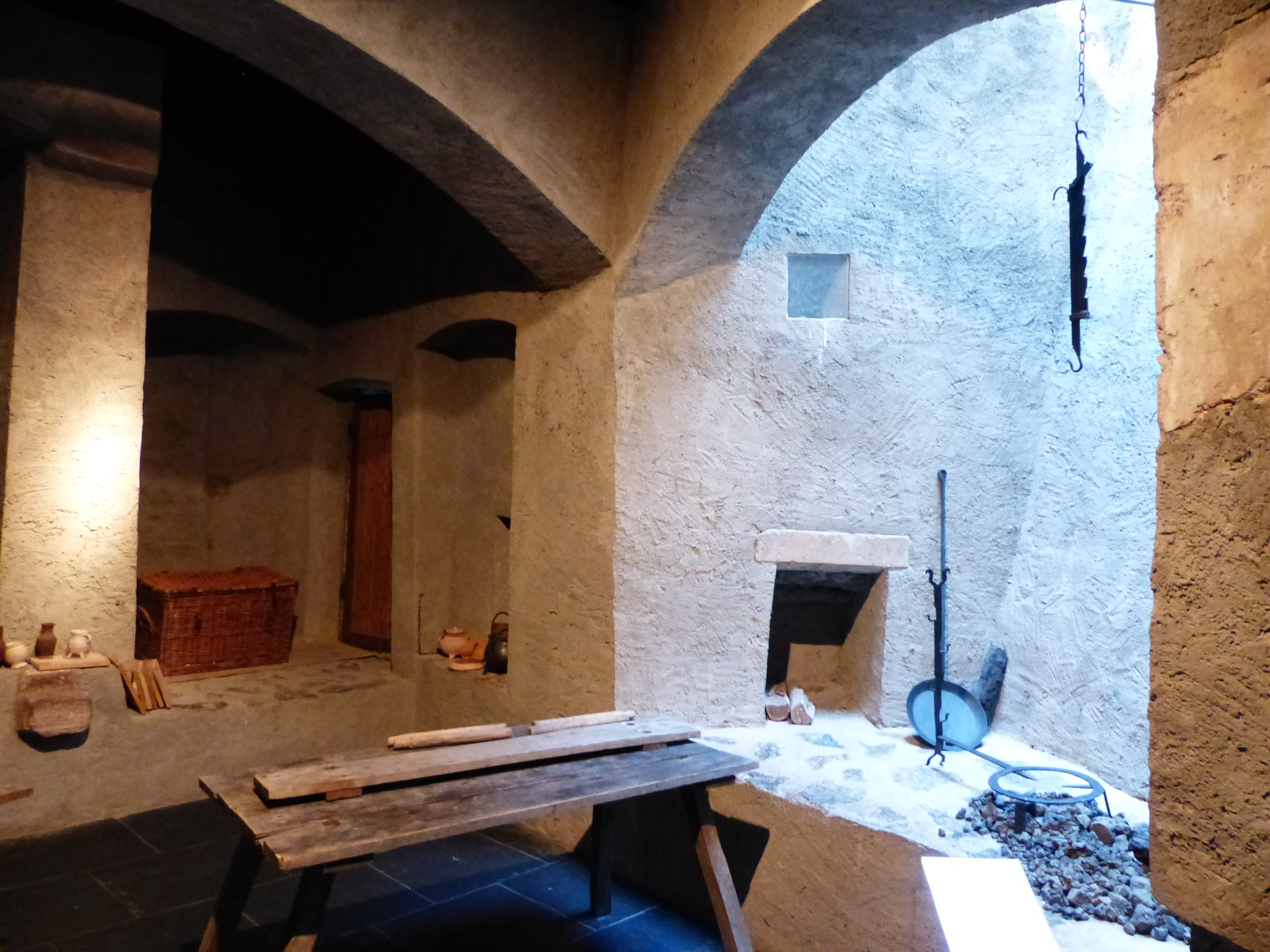„Alte“ Küche auf der Burg in Vianden