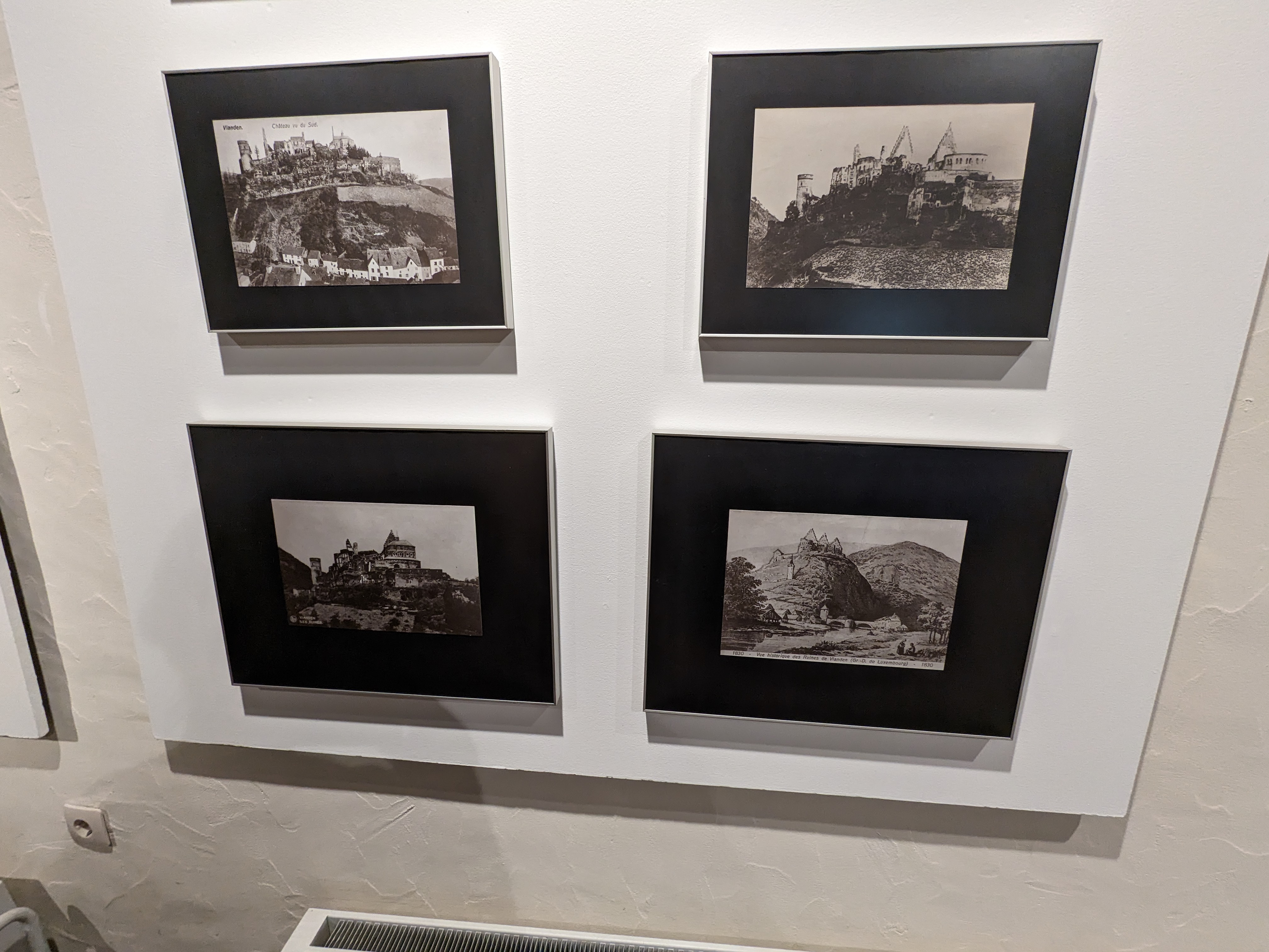 Alte Fotos von Burg Vianden