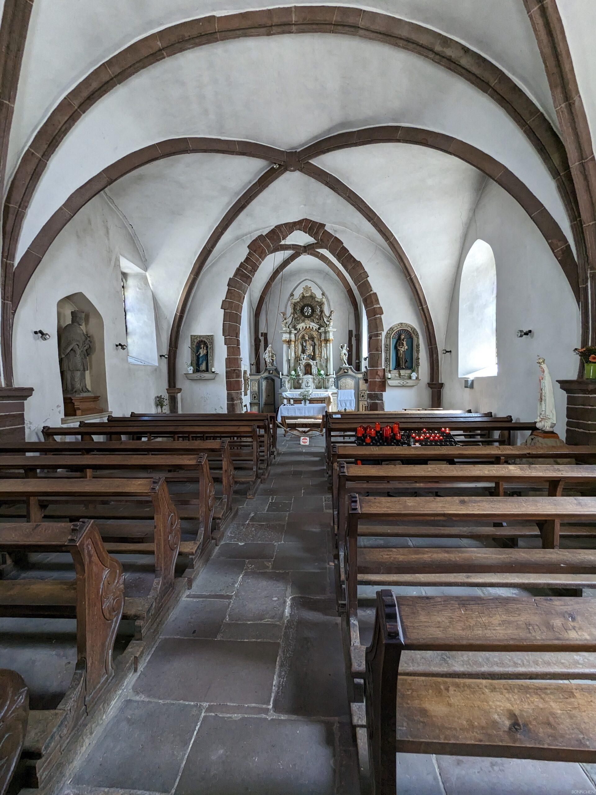 Viandener Kirche Sankt Nikolaus von innen