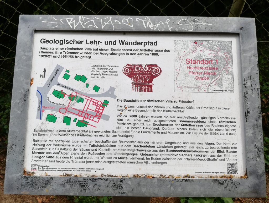 Standort 1 - Geopfad Bonn Bad Godesberg - Hochkreuzallee / Pfarrer-Merck-Straße