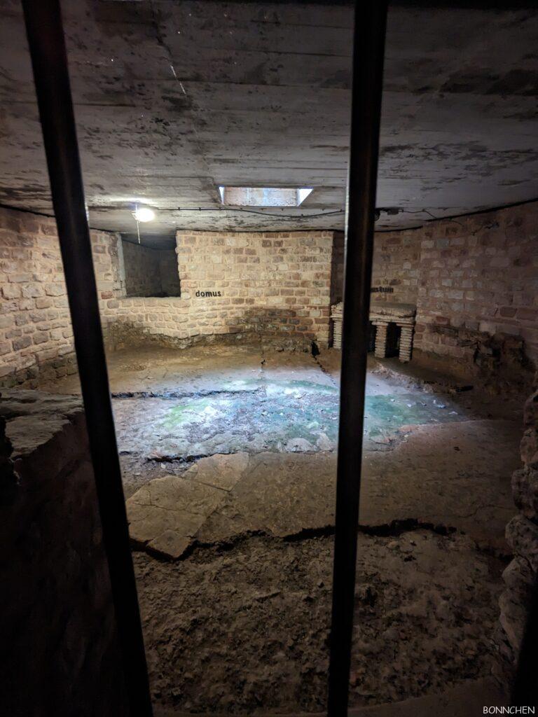 Kellerraum unter den Kaiserthermen