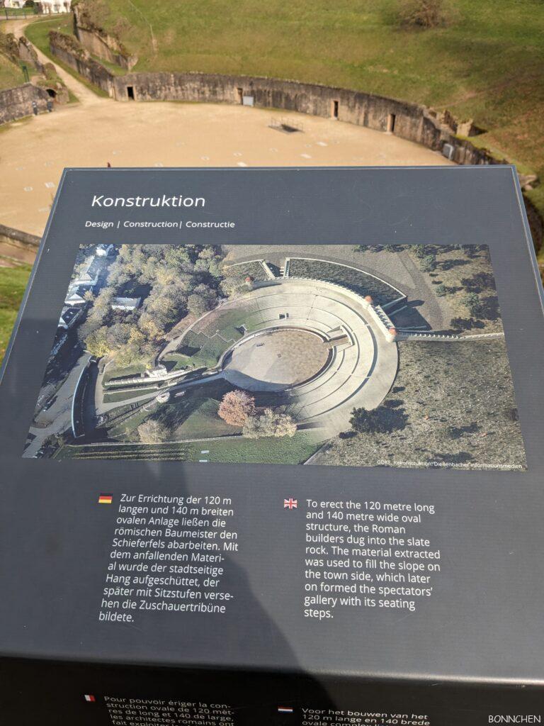 Konstruktion vom Amphitheater Trier