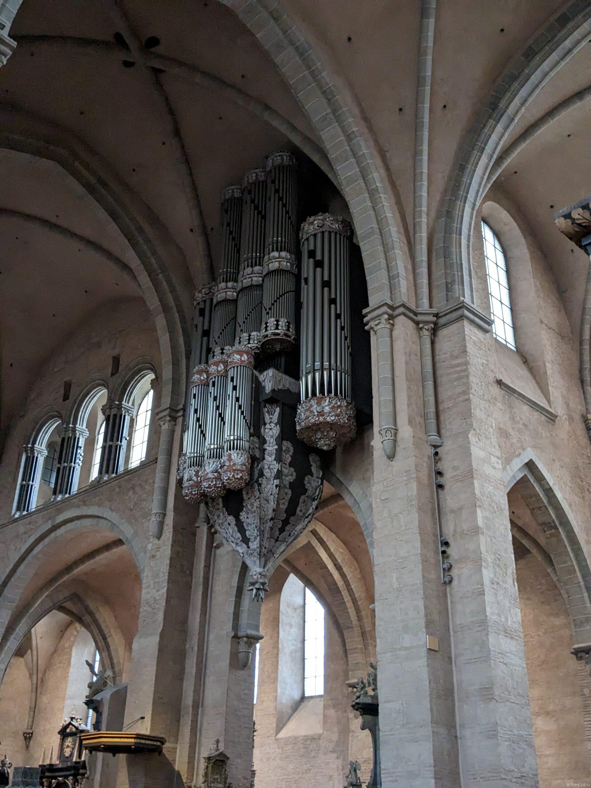 Trierer Dom Orgel von rechts