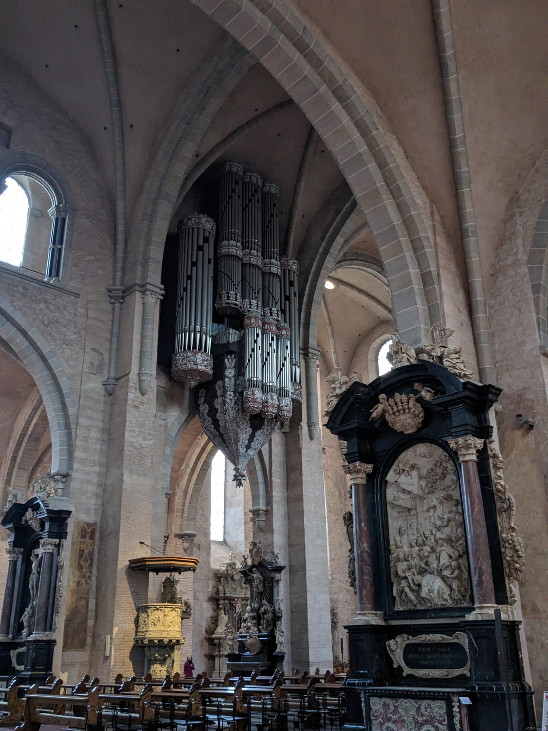 Trierer Dom Orgel von links