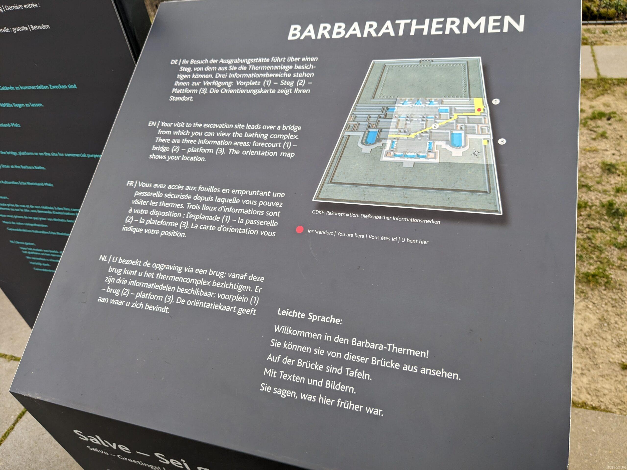 Die Barbarathermen Trier
