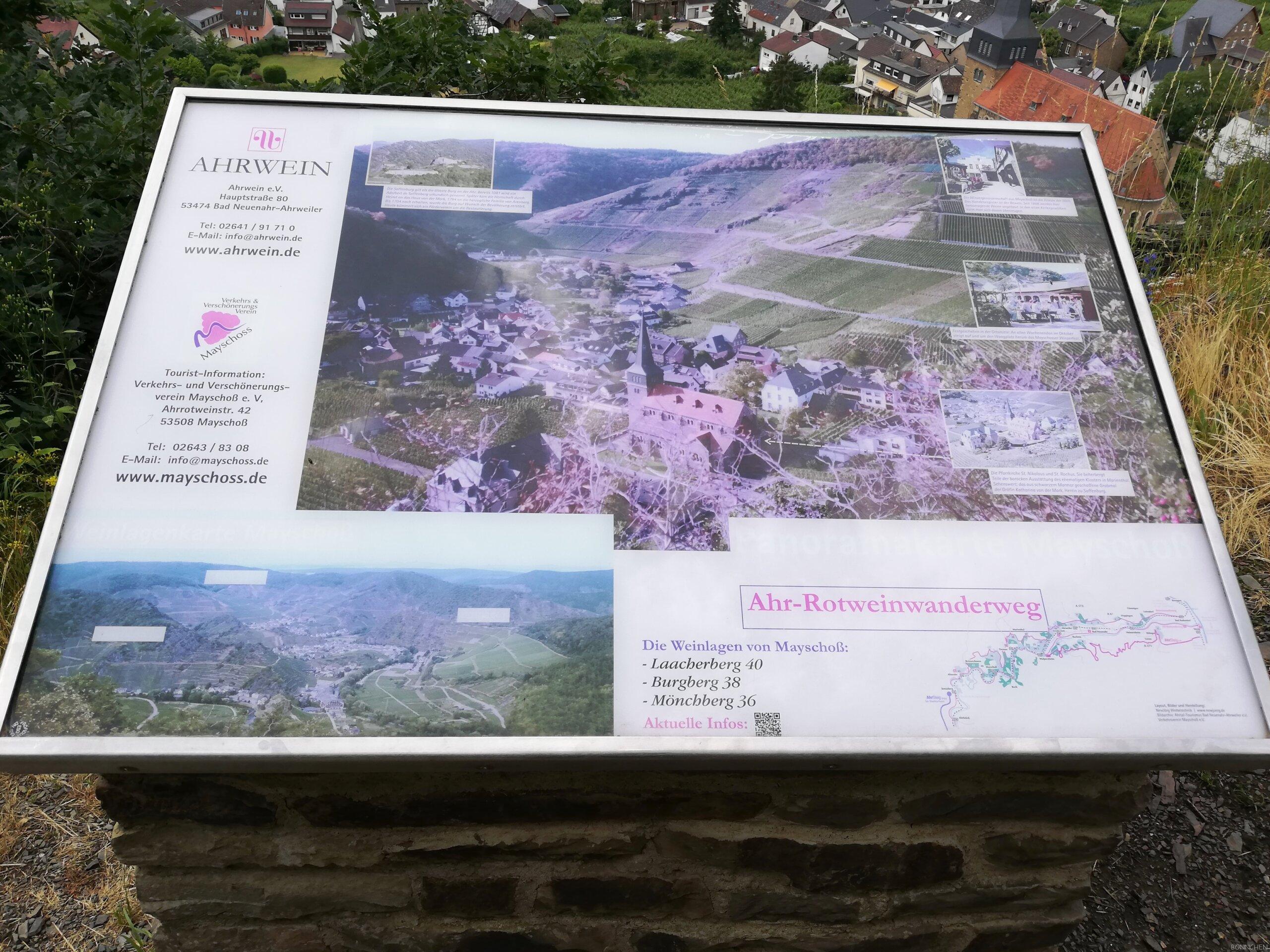 Rotweinwanderweg: Wanderung Mayschoss und Rech