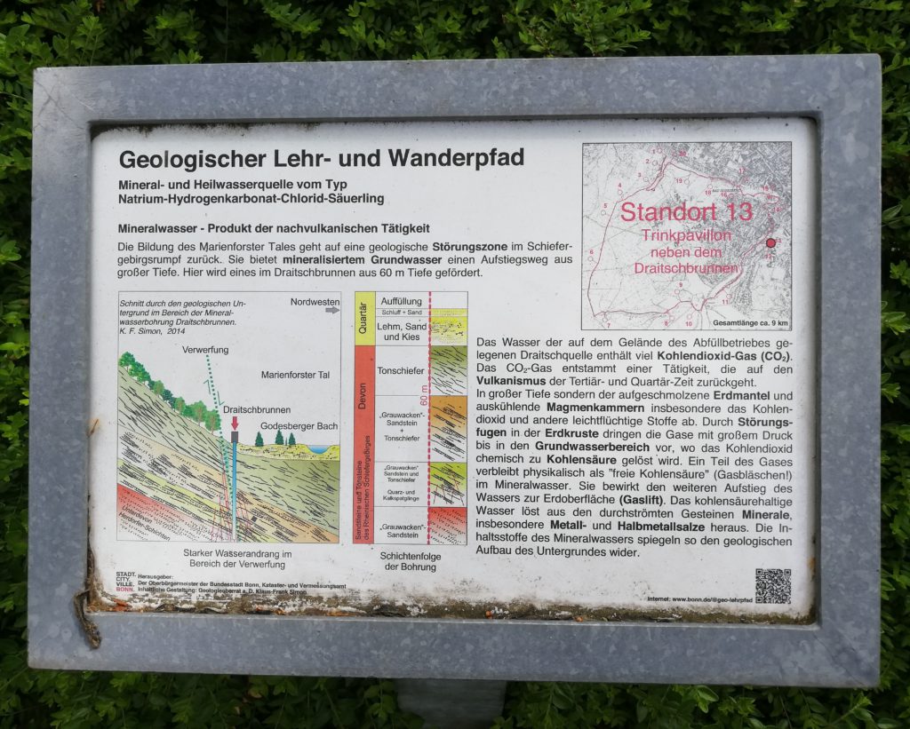 Draitschbrunnen Bad Godesberg am Geologischen Lehrpfad