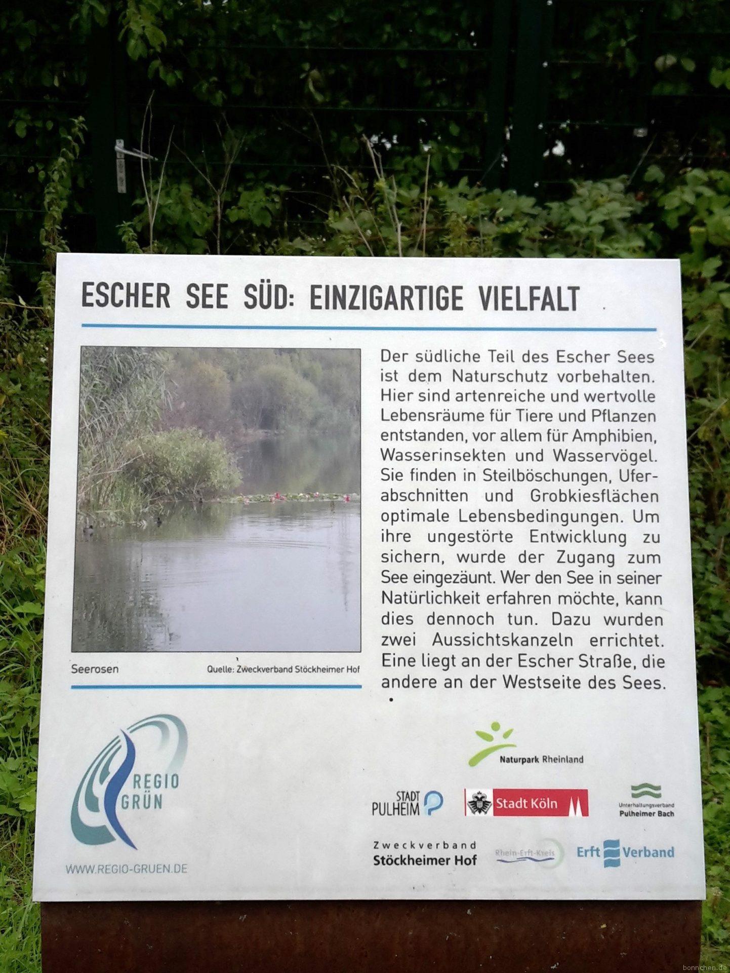 Kölnpfad Etappe 3 Escher See Süd