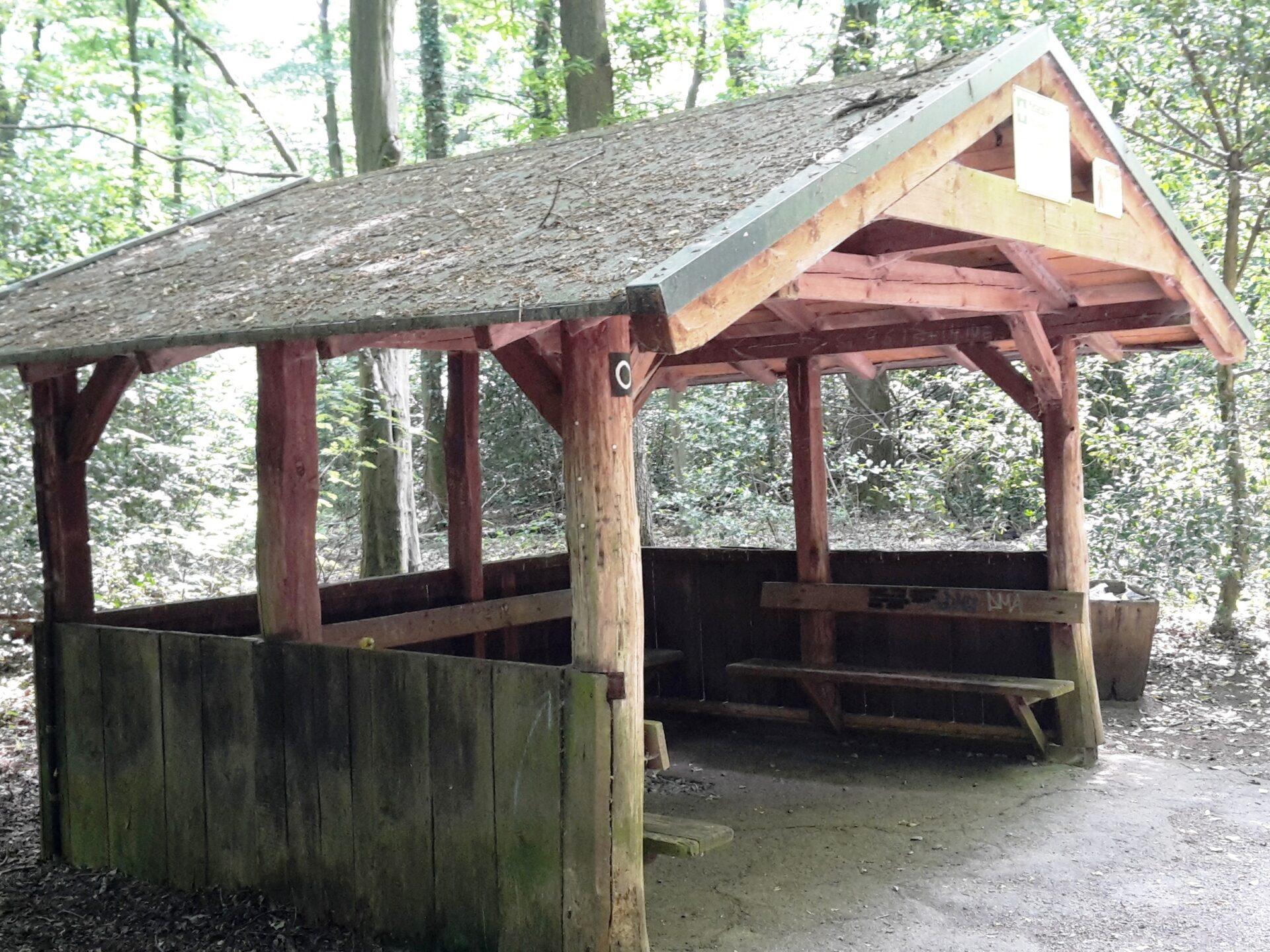Schutzhütte am Kölnpfad Etappe 7