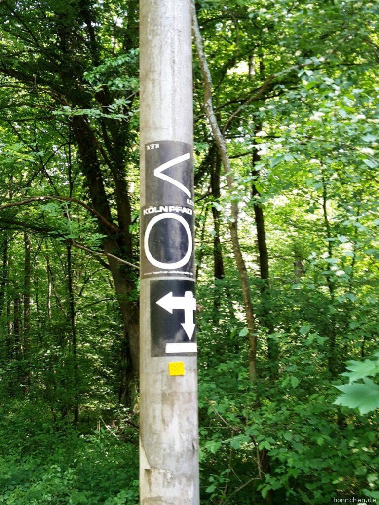 Kölnpfad Etappe 7 Wanderzeichen
