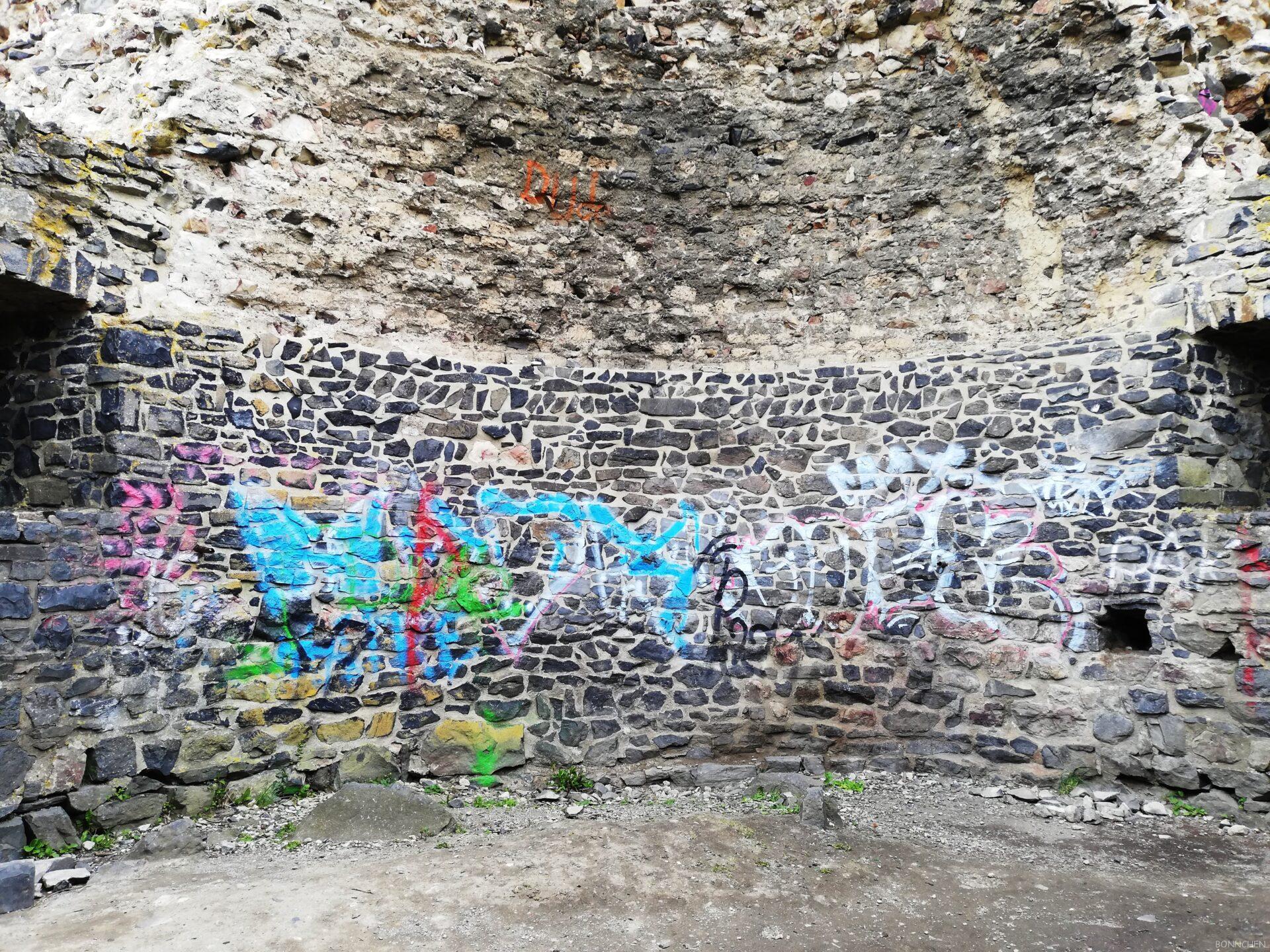 Grafiti auf dem Tomberg